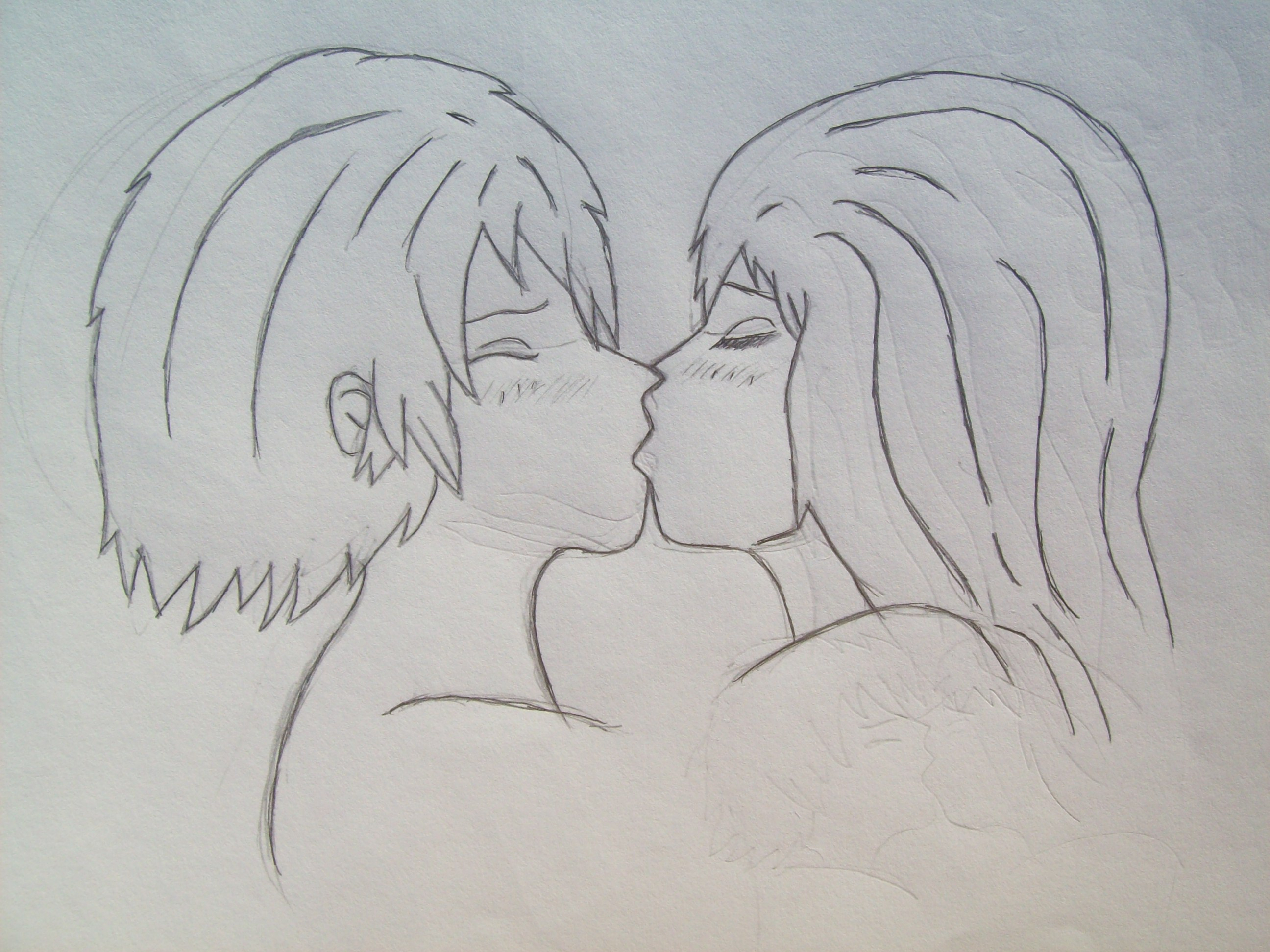 Girl And Boy Kissing Drawing at GetDrawings | Free download
 Boy And Girl Hugging Drawing
