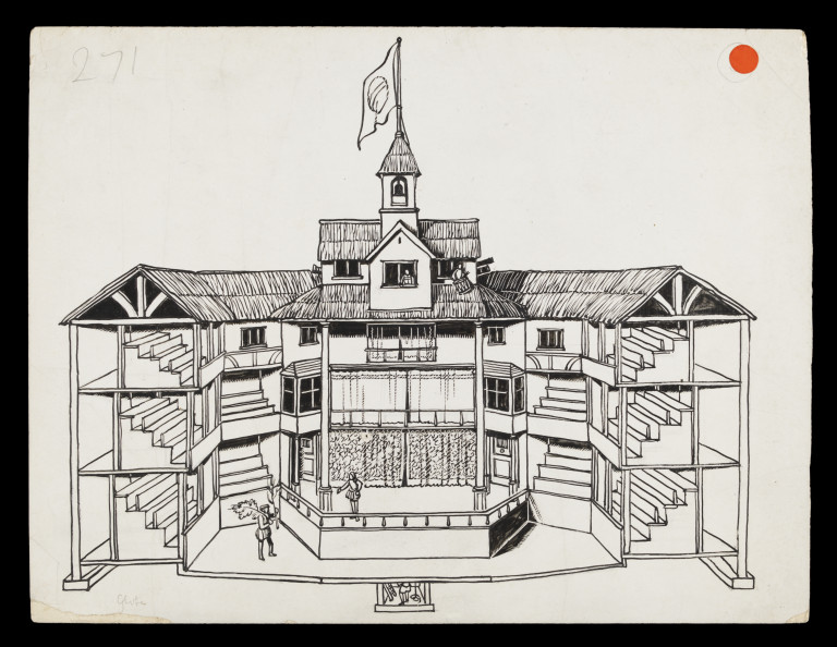 Labeled Diagram Of The Globe Theatre - Food Ideas.