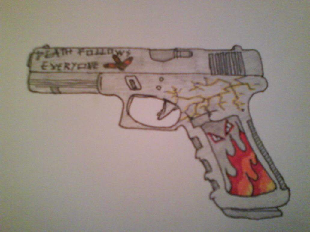 Glock Drawing at GetDrawings | Free download