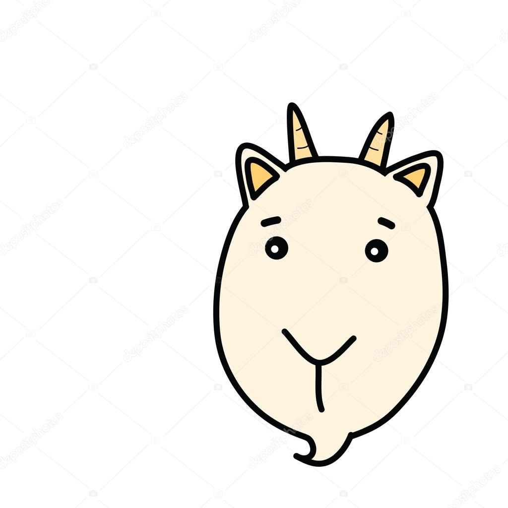 Goat Face Drawing at GetDrawings | Free download