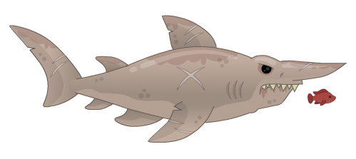 Goblin Shark Drawing at GetDrawings | Free download