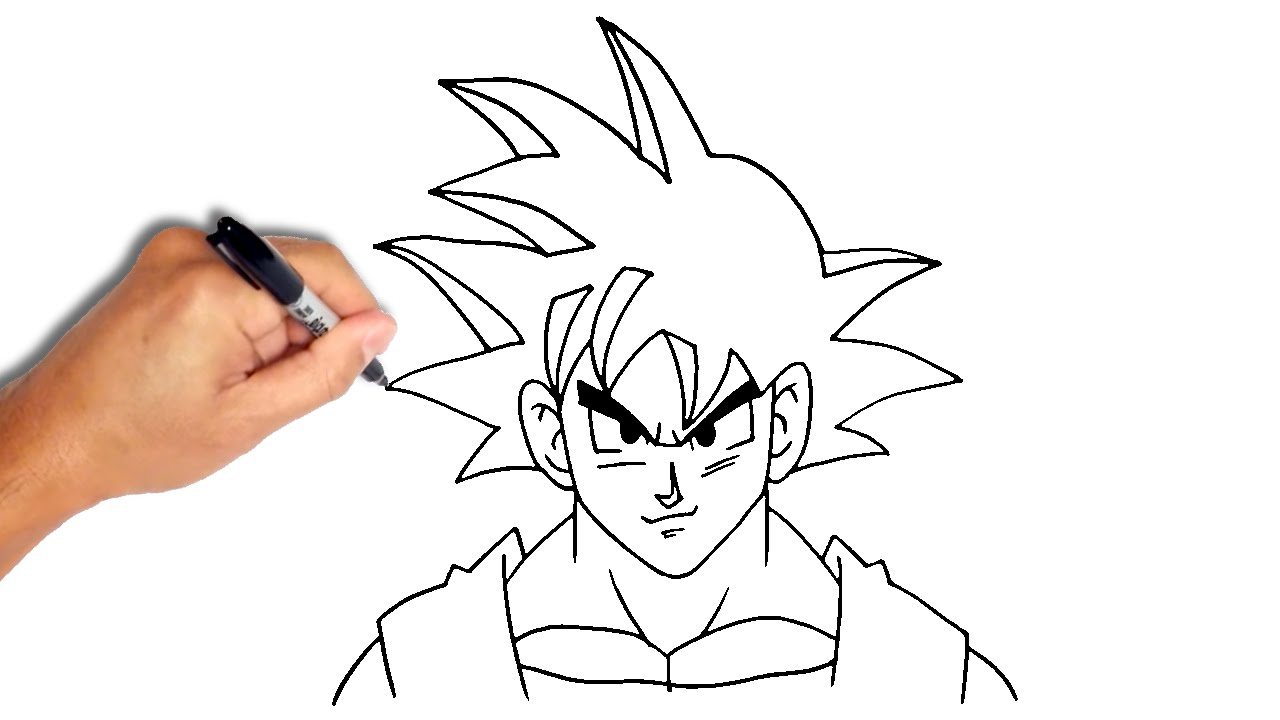 How To Draw Goku Sketch Step By Step Sketch Drawing Idea Vrogue
