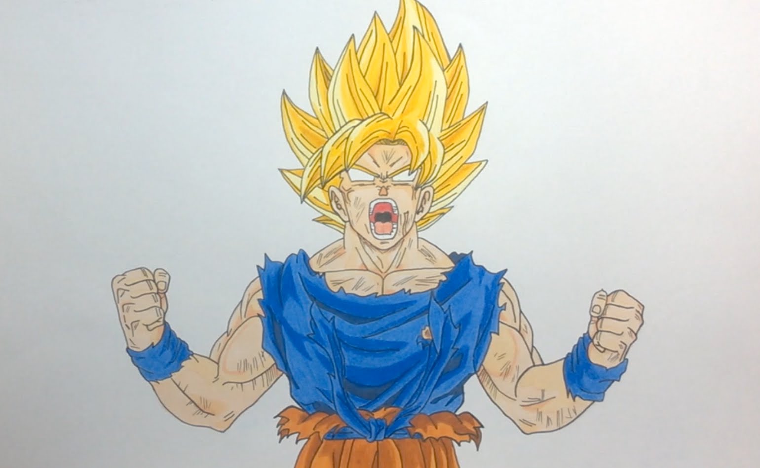 Goku Ssj Drawing At Getdrawings Free Download