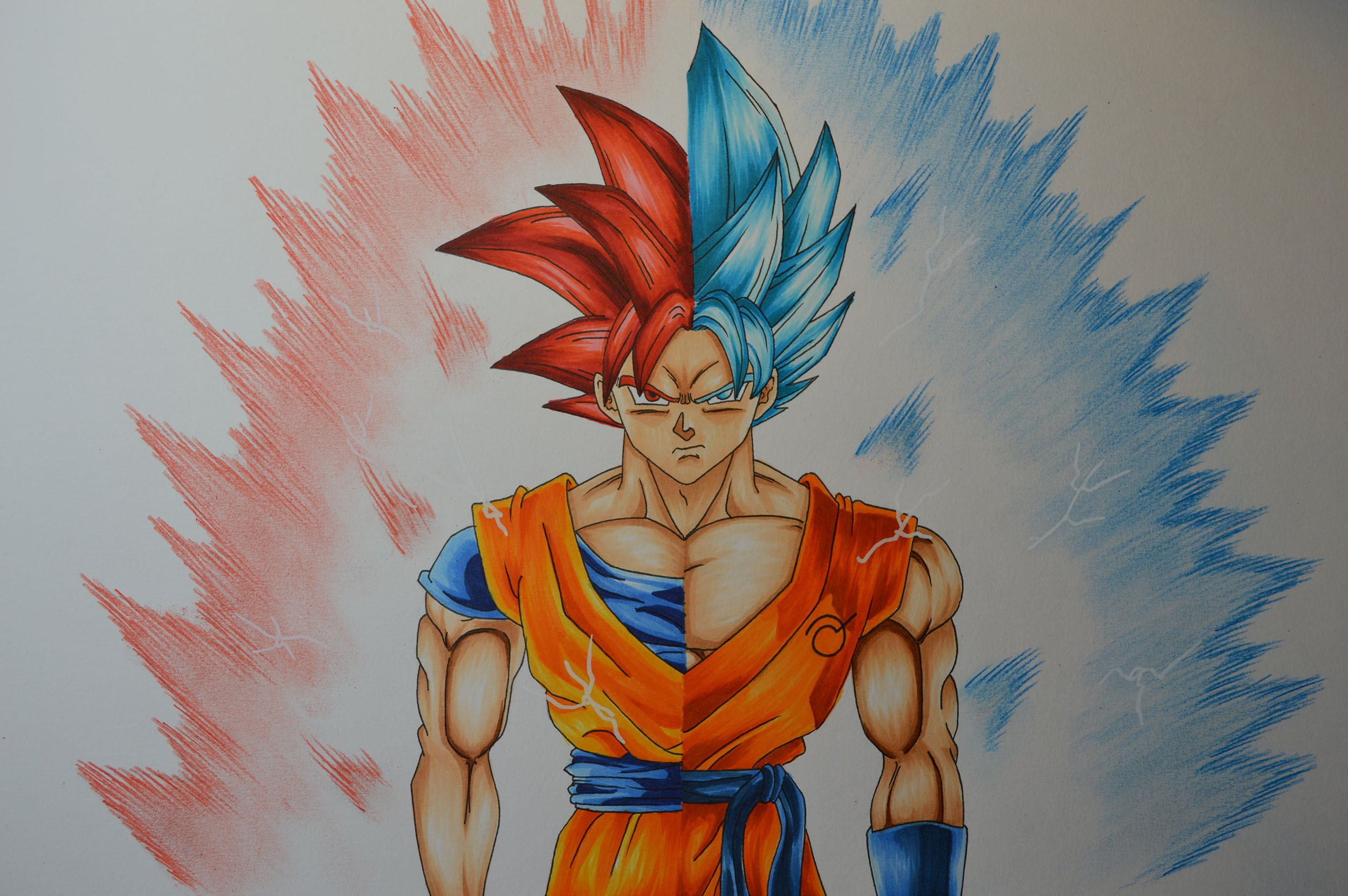 How To Draw Goku Super Saiyan 4 "How To" Images Collection