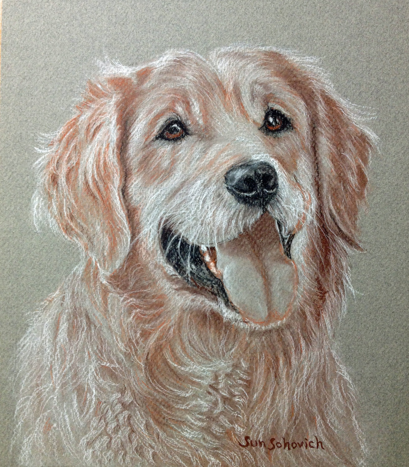 Golden Retriever Drawing at GetDrawings Free download
