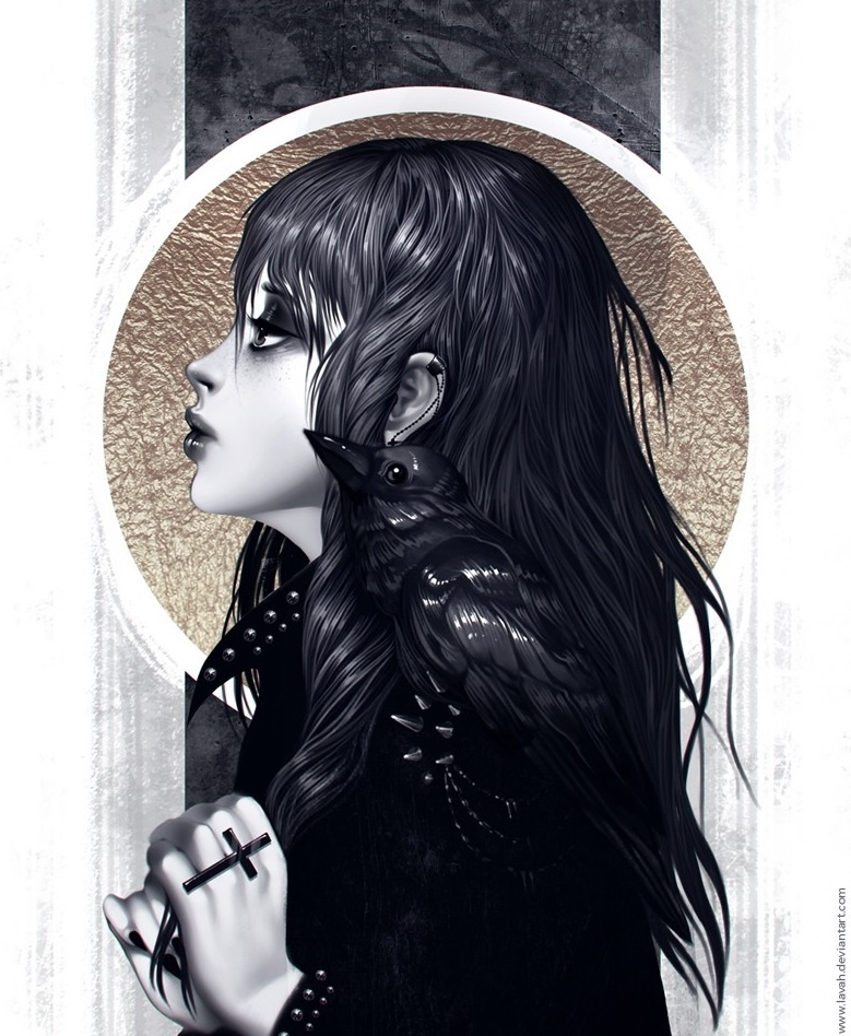 Gothic Girl Drawing at GetDrawings Free download