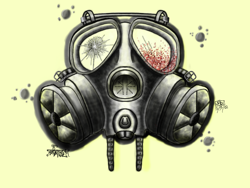 Graffiti Gas Mask Drawing at GetDrawings Free download