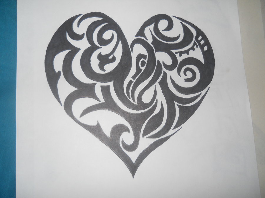 Graffiti Heart Drawing at GetDrawings Free download