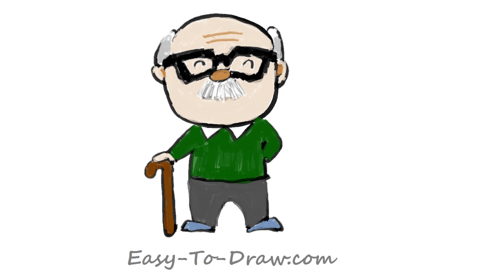 Grandfather Drawing at GetDrawings | Free download