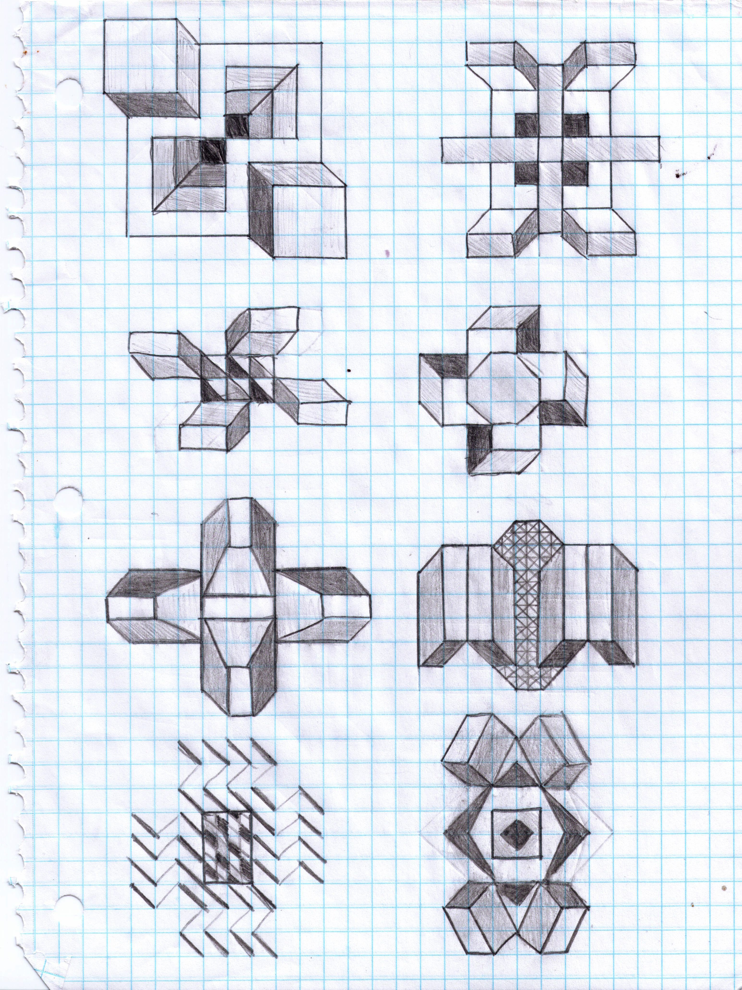 a-design-i-made-dibujos-en-cuadricula-dibujos-de-geometria