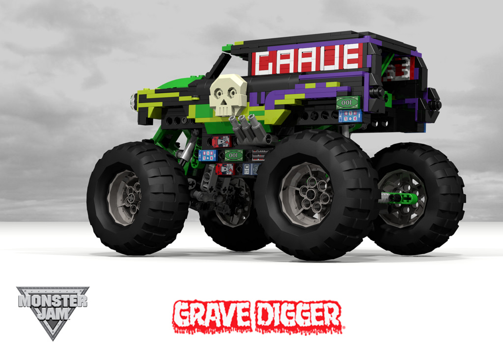 Grave Digger Monster Truck Drawing at GetDrawings Free download