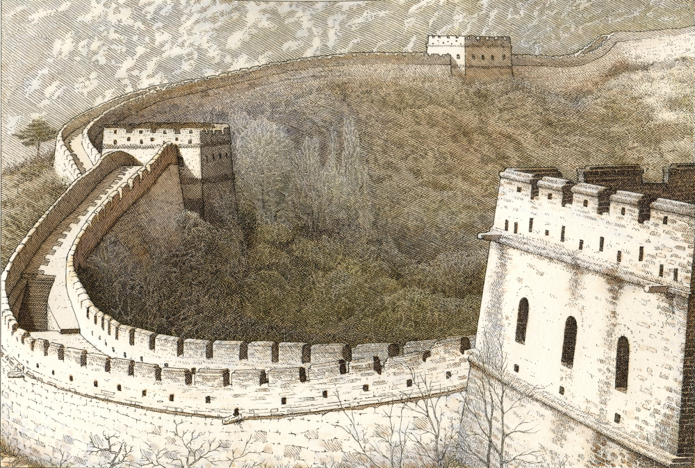 Great Wall Of China Drawing at GetDrawings Free download