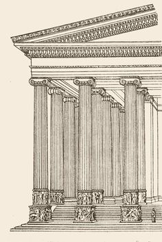 Greek Architecture Drawing at GetDrawings | Free download