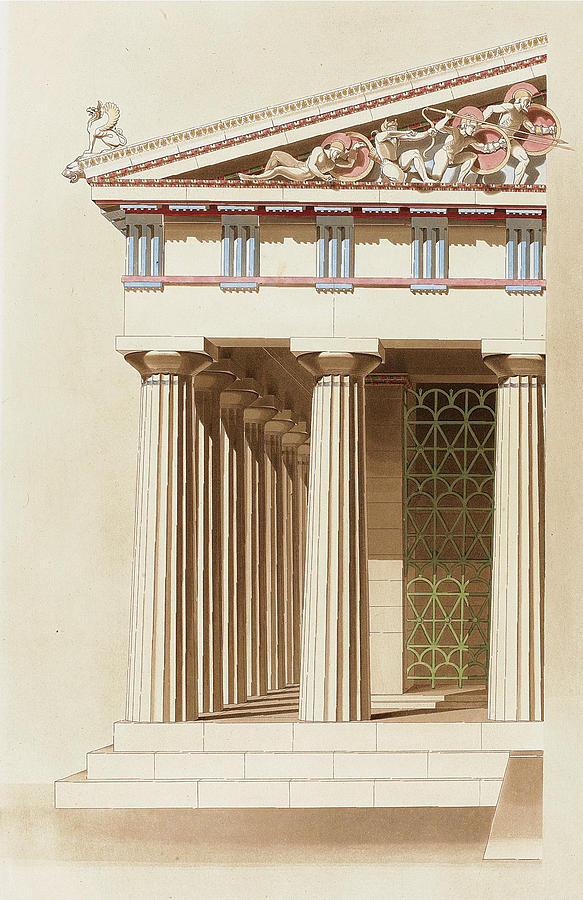 Greek Temple Drawing at GetDrawings Free download