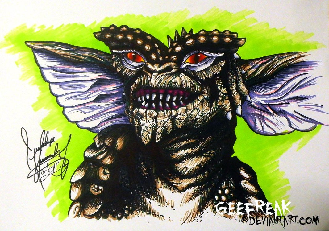 1066x749 Gremlins Sketch By Geefreak.