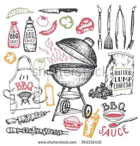 Grill Drawing at GetDrawings | Free download