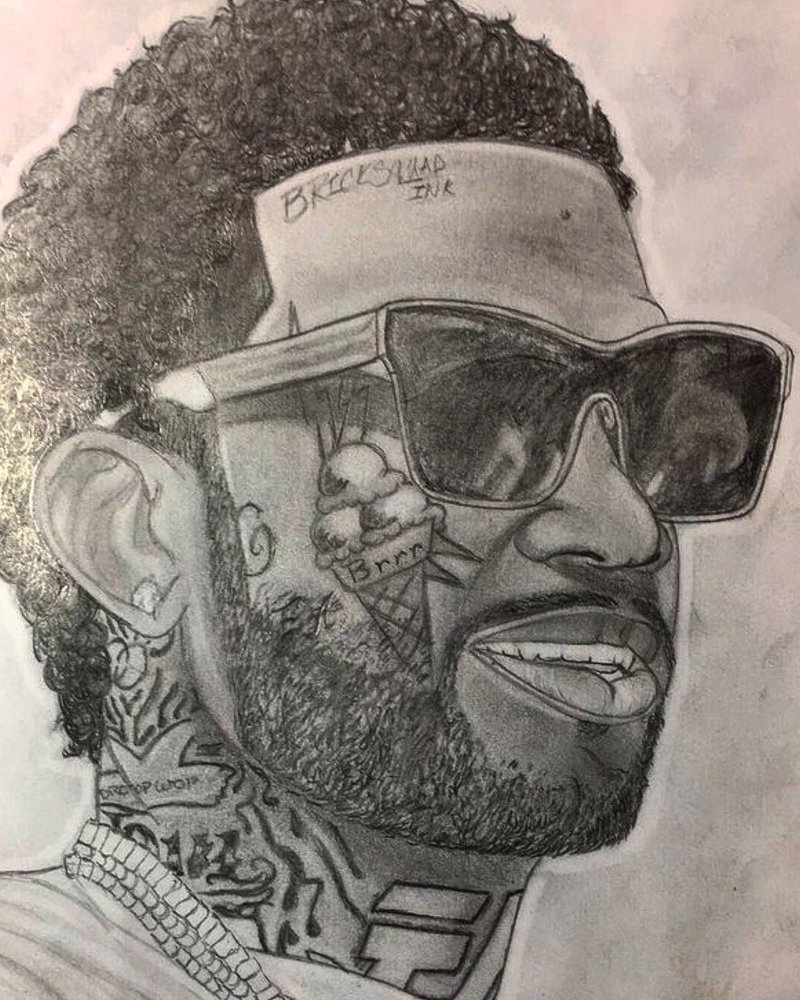 Gucci Mane Drawing at GetDrawings | Free download