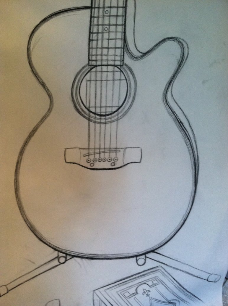 Гитара для рисования