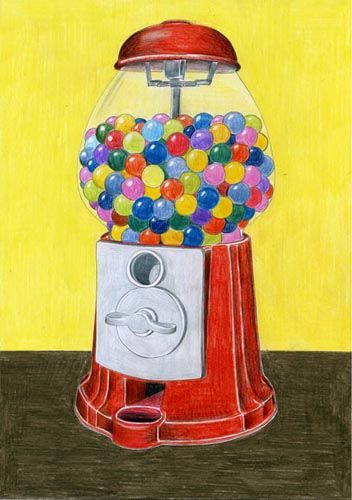 Gumball Machine Drawing at GetDrawings | Free download