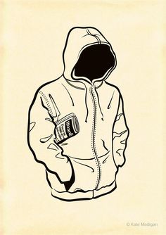 Guy In Hoodie Drawing at GetDrawings | Free download