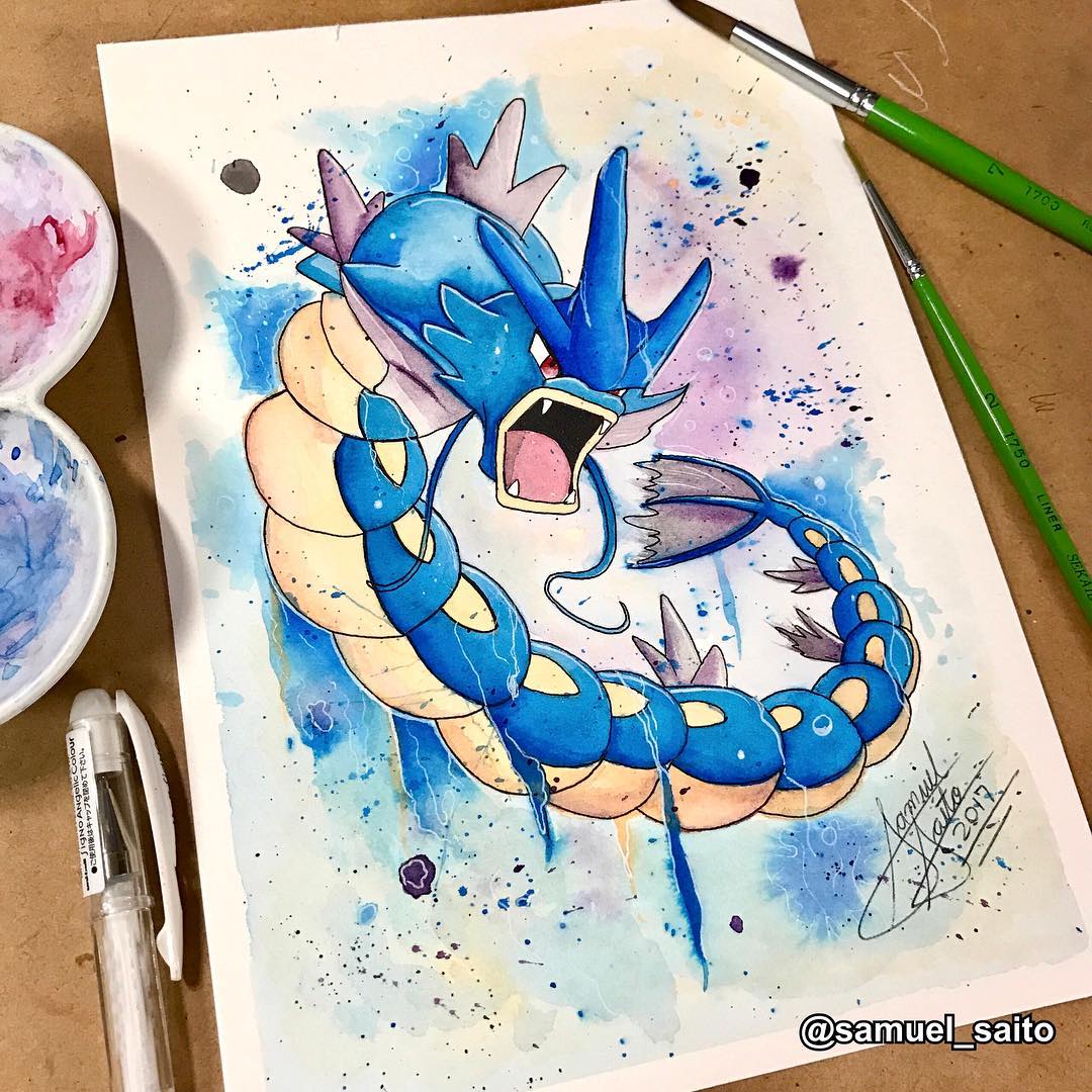 Gyarados Drawing at GetDrawings Free download