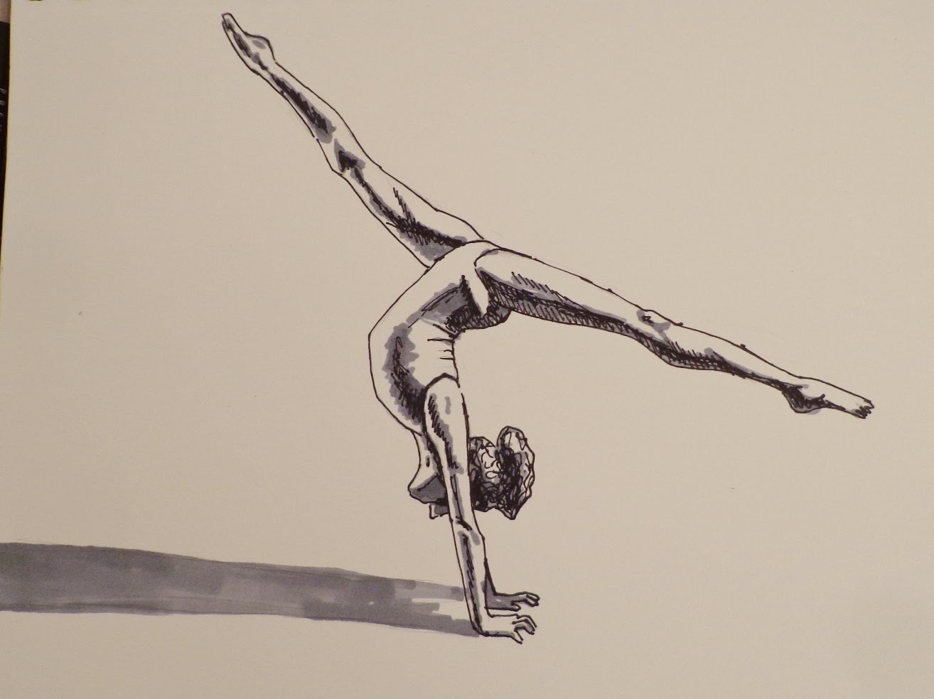 Gymnast Drawing at GetDrawings Free download