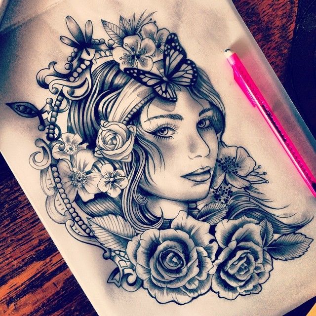 Gypsy Woman Drawing at GetDrawings | Free download