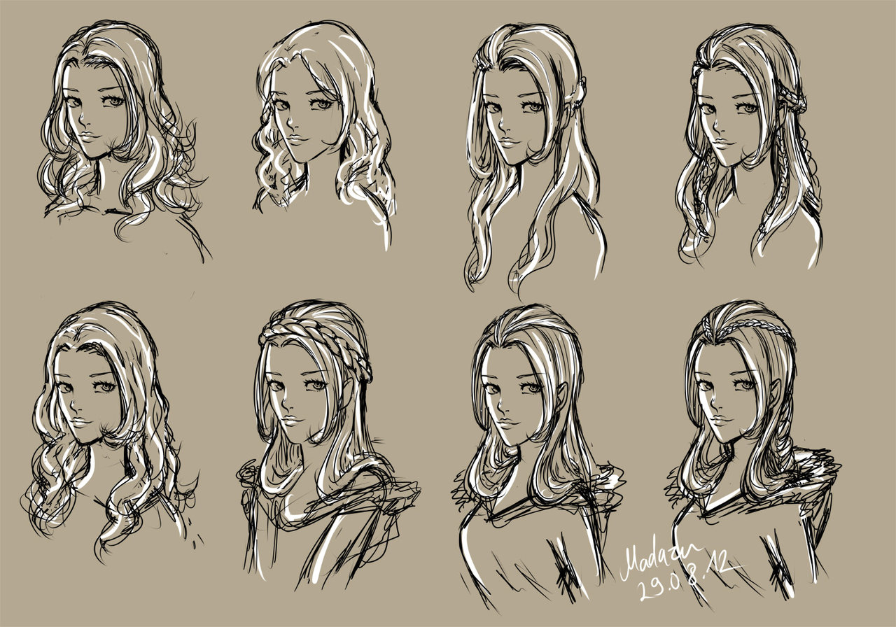 drawing hairstyles