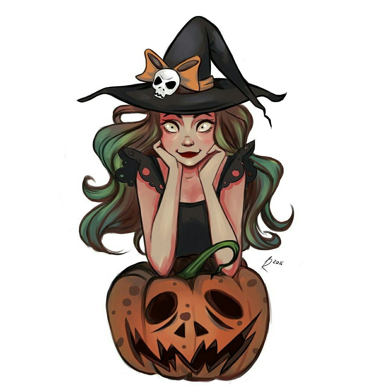 Halloween Witch Drawing At Getdrawings Free Download