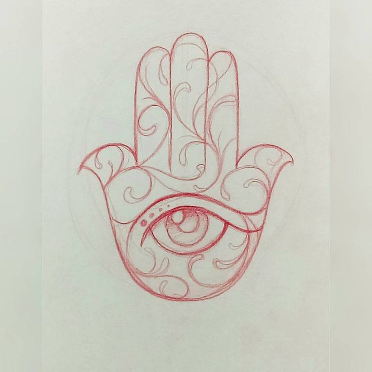 Hamsa Drawing at GetDrawings | Free download