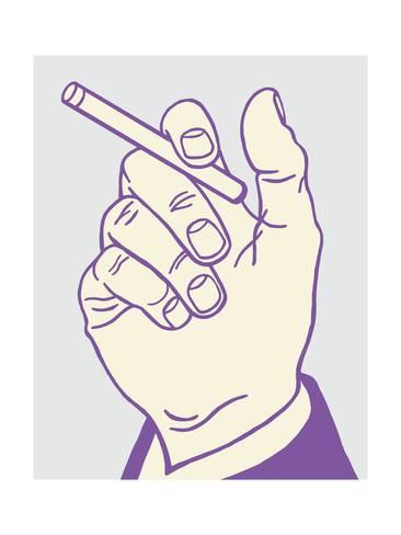 Hand Holding Cigarette Drawing at GetDrawings | Free download