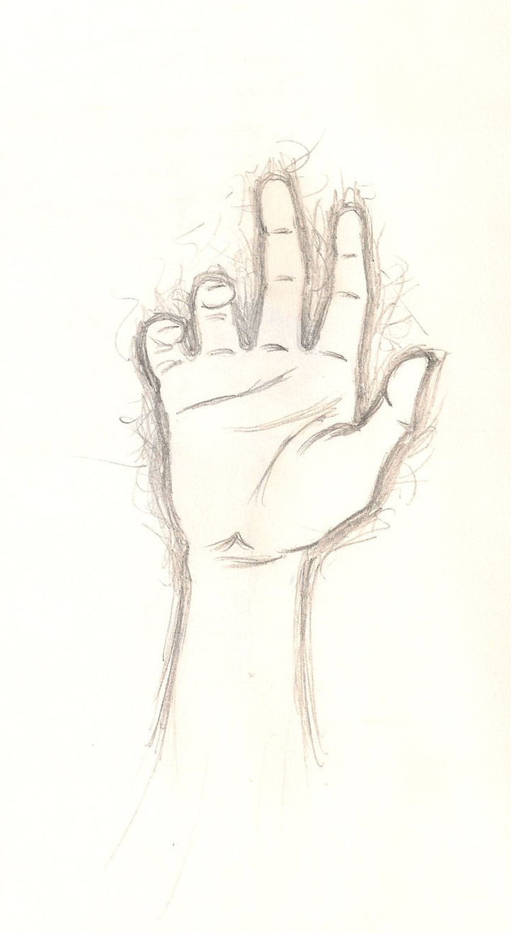Hand Reaching Out Drawing at GetDrawings Free download