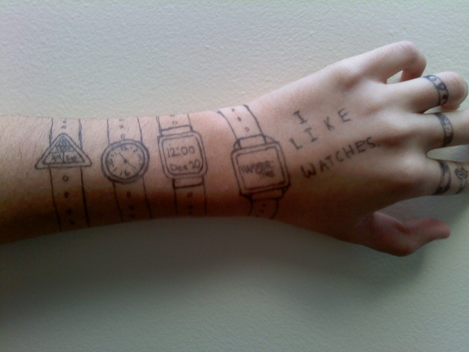 things to draw on your hand