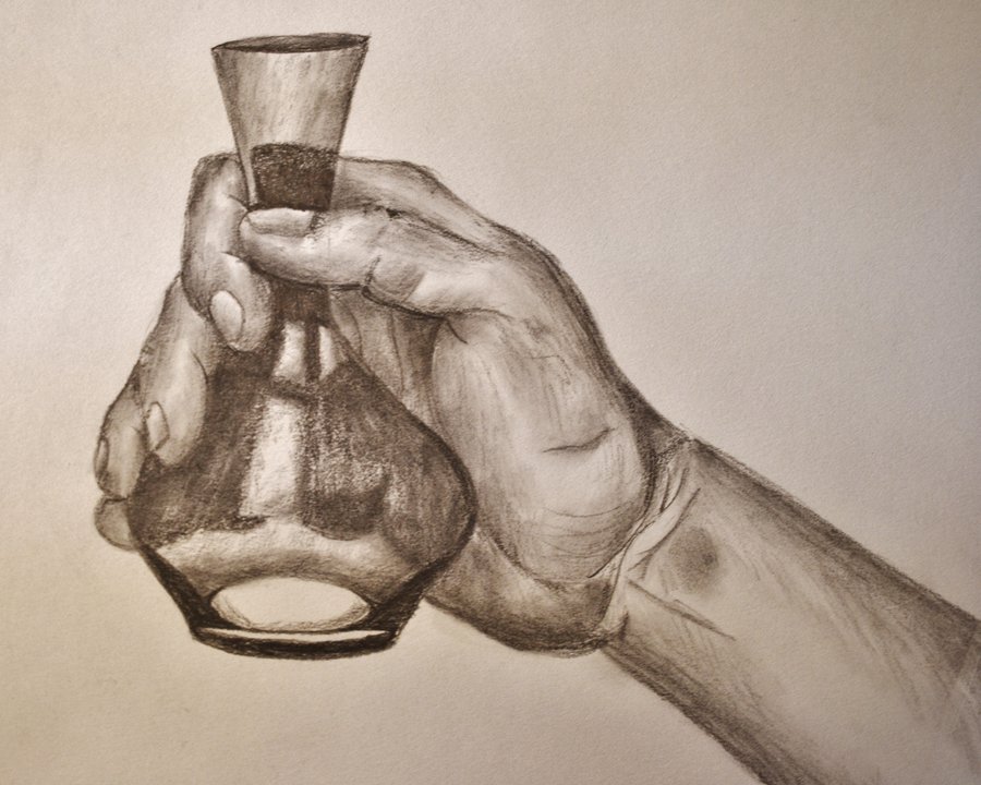 Hands Holding Objects Drawing at GetDrawings Free download
