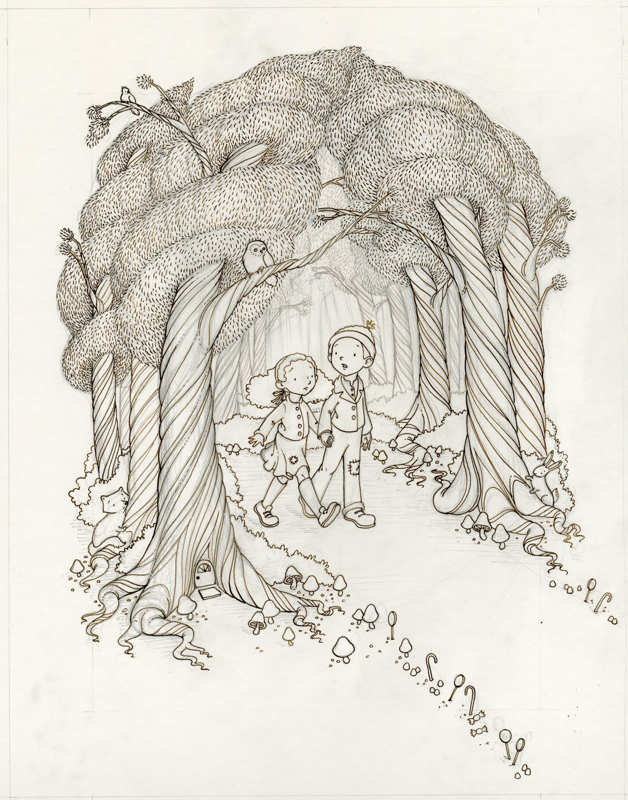 Hansel And Gretel Drawing at GetDrawings Free download