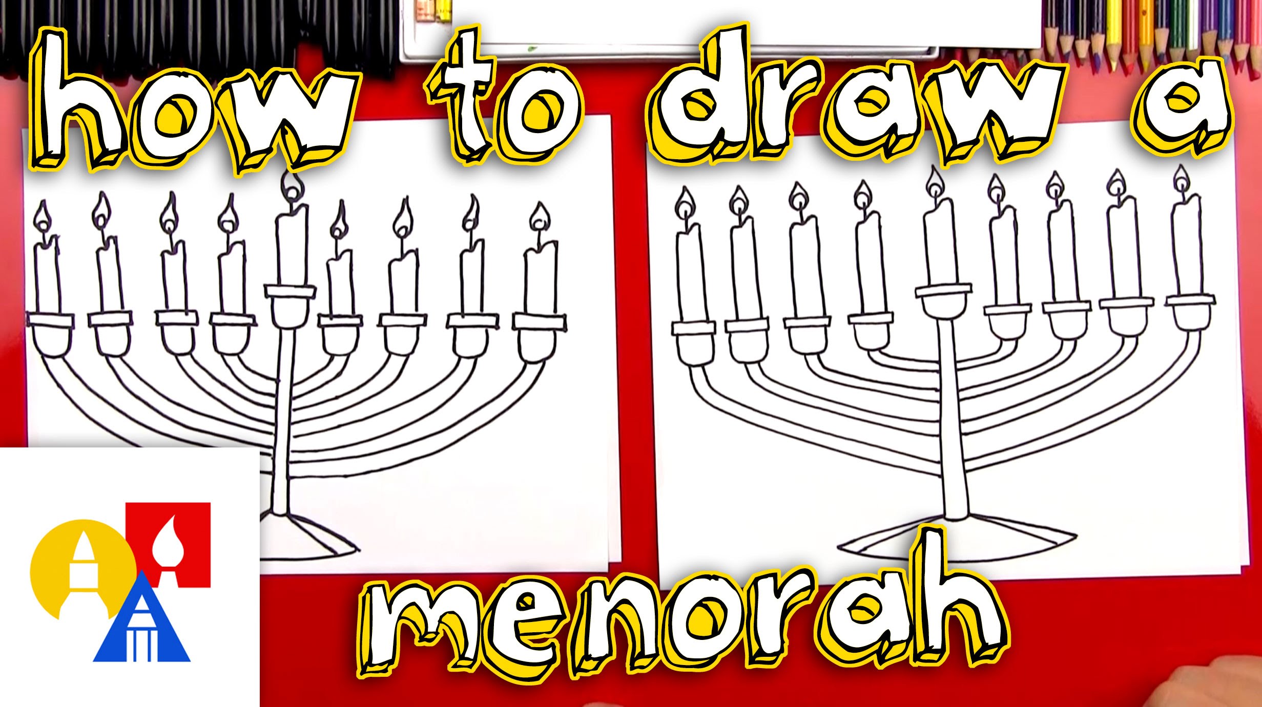 Hanukkah Menorah Drawing at GetDrawings Free download