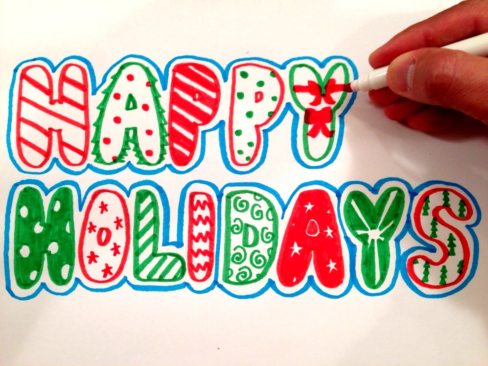 Happy Holidays Drawing at GetDrawings Free download