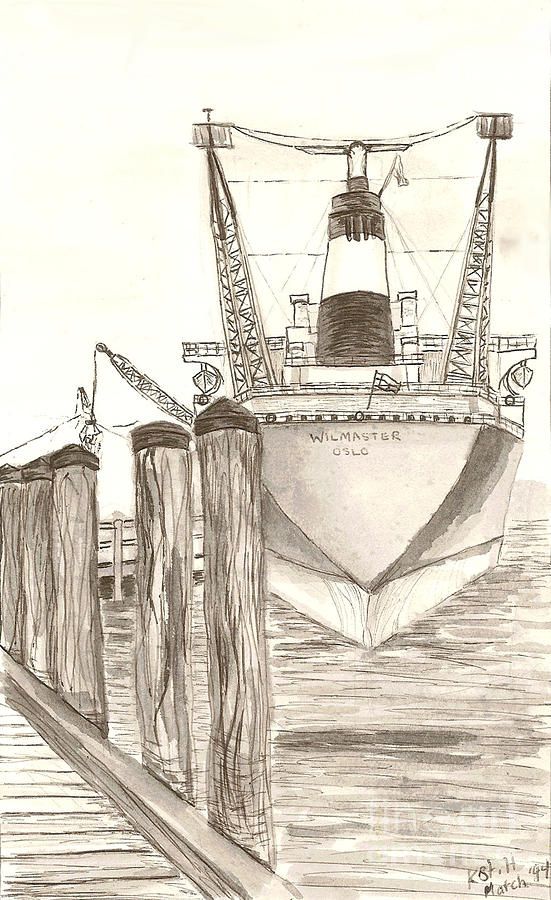Harbor Drawing at GetDrawings Free download
