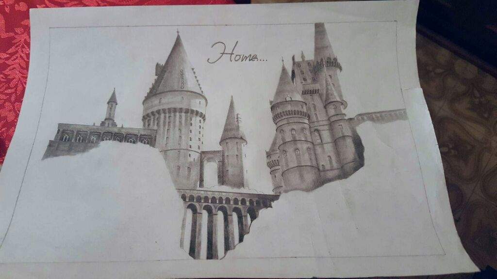 Harry Potter Castle Drawing at GetDrawings | Free download