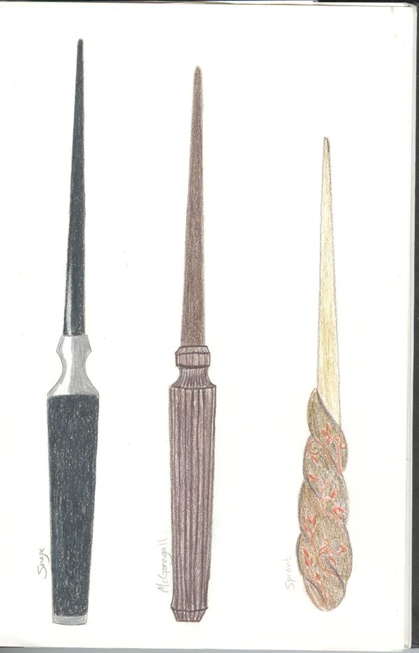 Harry Potter Wand Drawing at GetDrawings | Free download