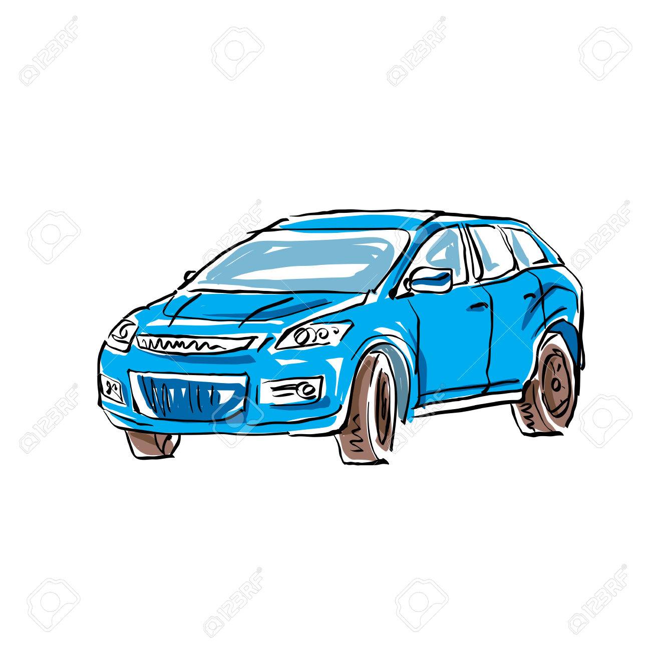 Hatchback Drawing at GetDrawings Free download