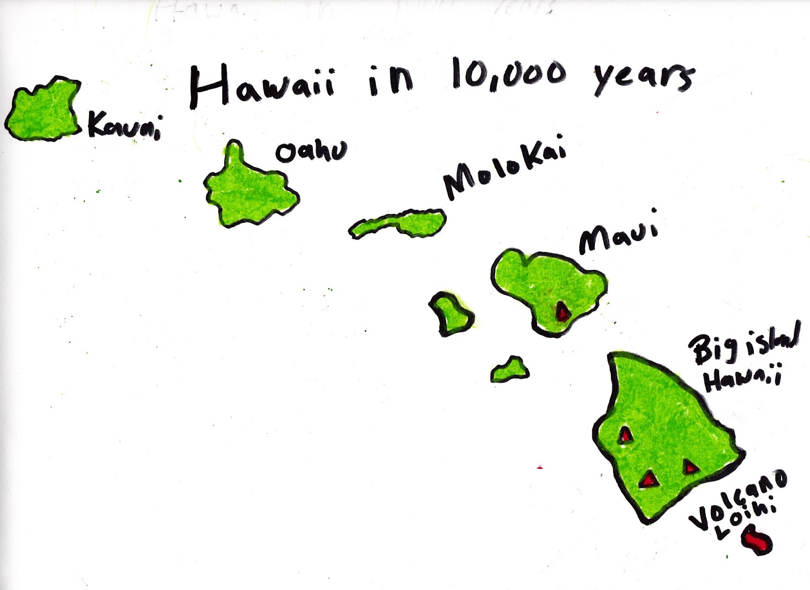 Hawaiian Islands Drawing at GetDrawings Free download