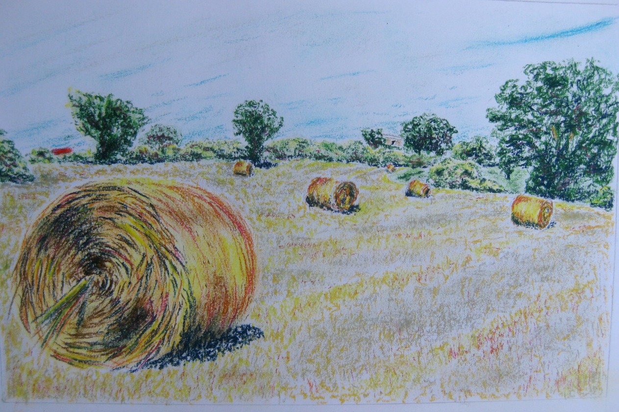 Hay Bale Drawing at GetDrawings Free download