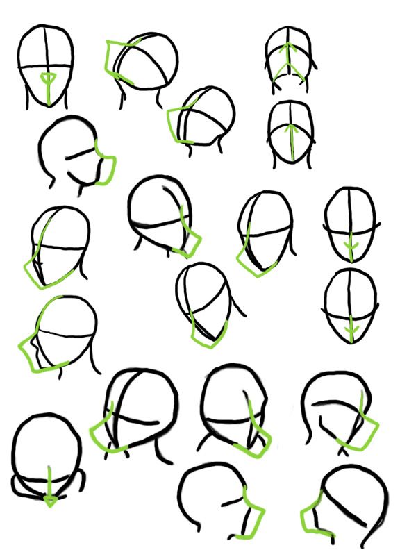 Head Angles Drawing at GetDrawings | Free download