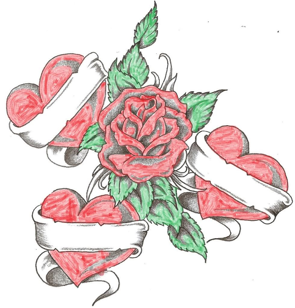 981x1023 Drawings Of Roses And Hearts Roses Drawings With Hearts ...