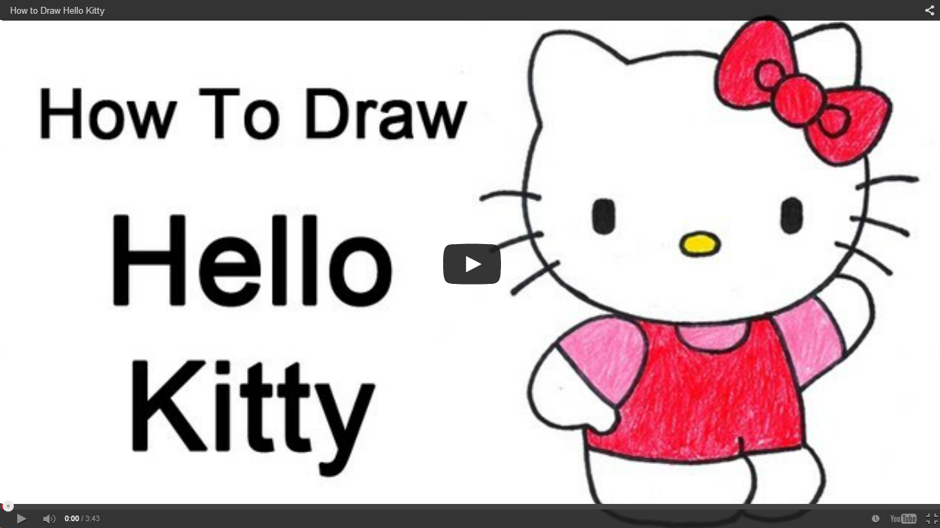 Drawing Websites For Kids Hello Kitty.