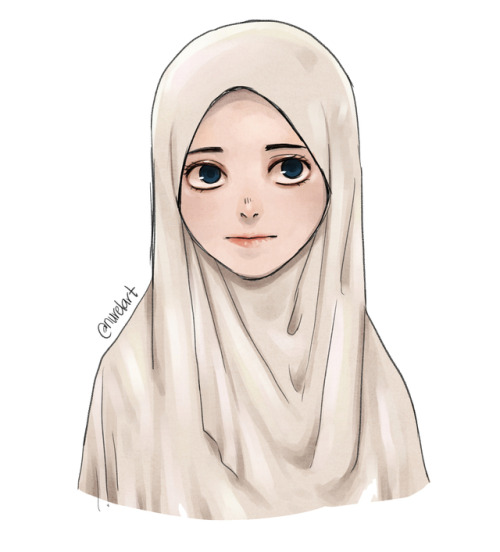 How To Draw A Girl Wearing Hijab Step By Step Pencil vrogue.co