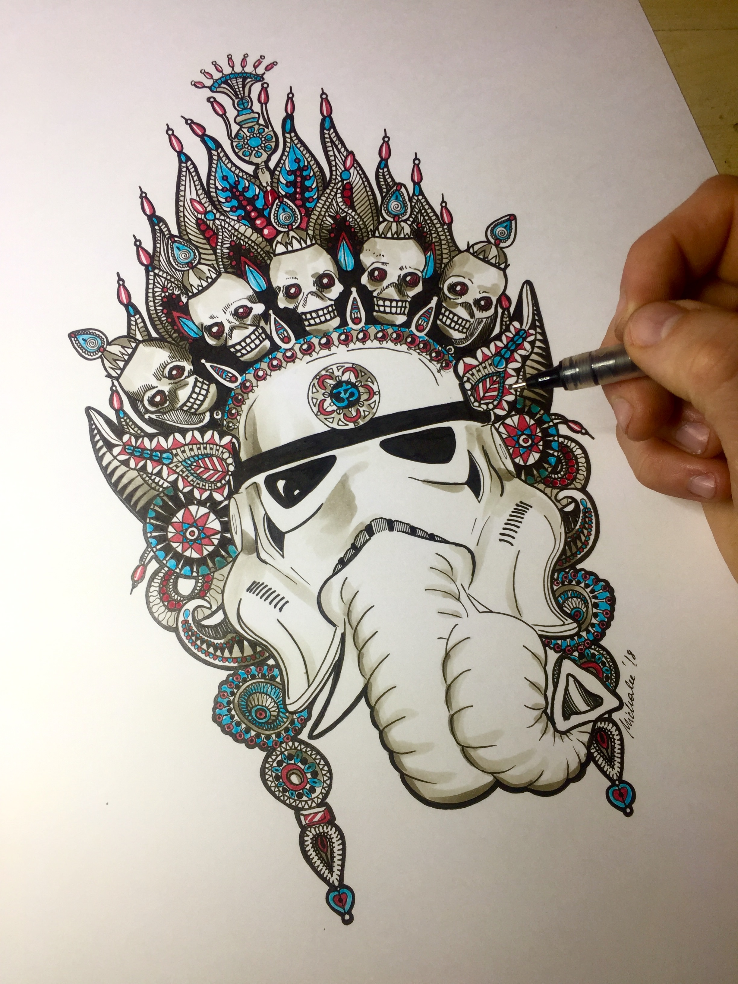 Hindu Elephant God Drawing at GetDrawings | Free download