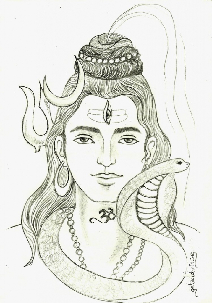 Hindu Gods Drawing at GetDrawings Free download