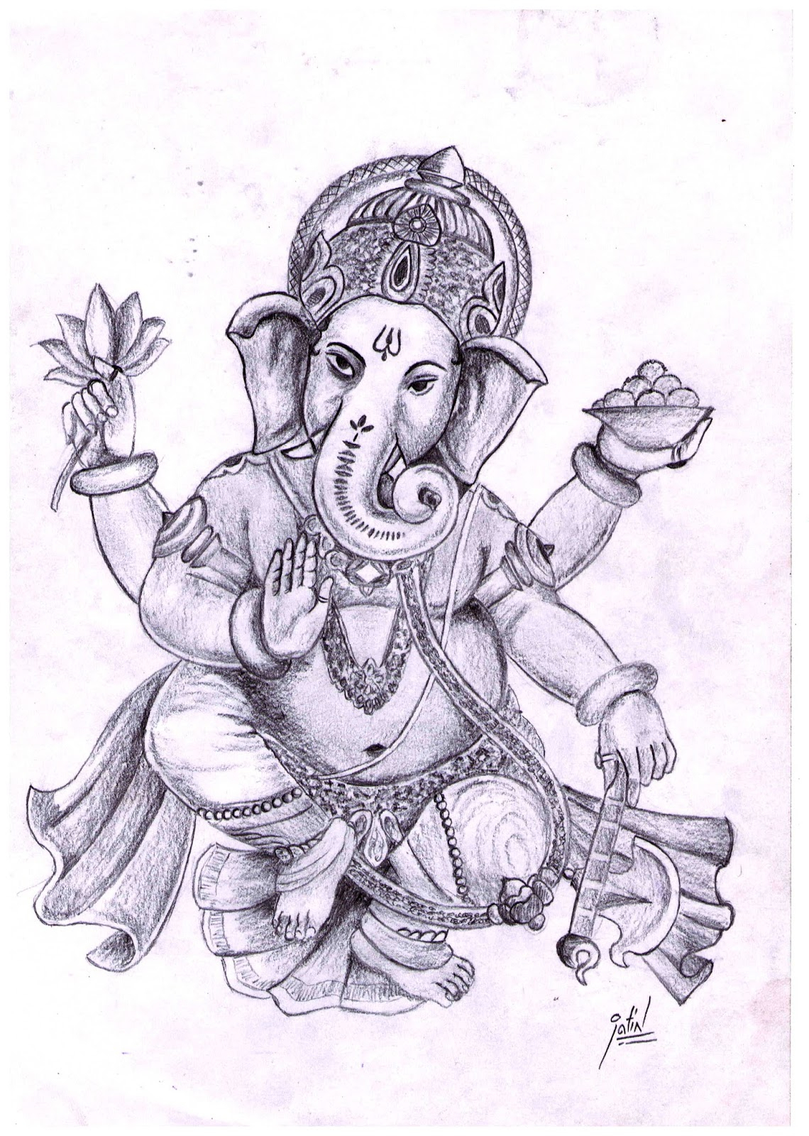 Hindu Gods Drawing at GetDrawings Free download